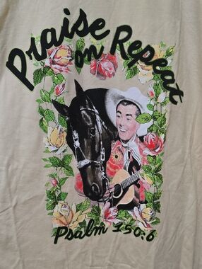 Rodeo Quincy Easter Praise On Repeat Short Sleeve Tee